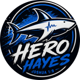 Hero Hayes Foundation shark emblem
